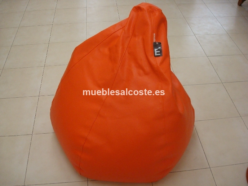 POUF SACO NARANJA